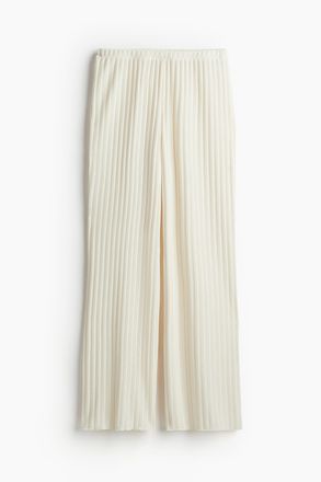 H&M Hose in Rippstrick - White