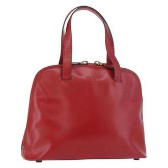 Prada Pre-owned Vintage Hand Bag - Dames - Pre-owned - Rood - Maat: ONE Size Leer