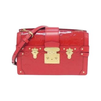Louis Vuitton Pre-owned Vernis Schoudertas - Dames - Pre-owned - Rood - Maat: ONE Size Leer