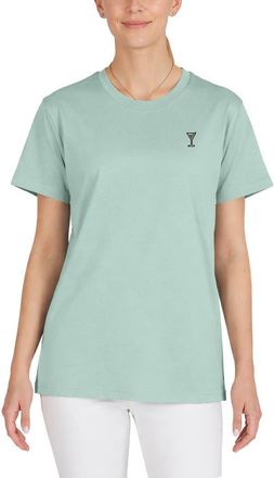Dalix Womens Martini Lightweight Relaxed Jersey Tee in Dusty Blue at Nordstrom, Size Xx-Large