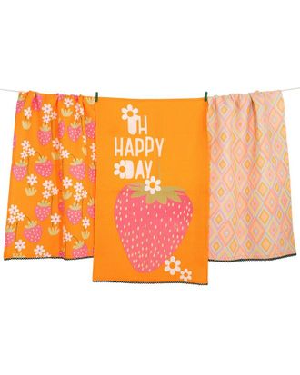 Tiramisu Happy Day Strawberry Towel Set