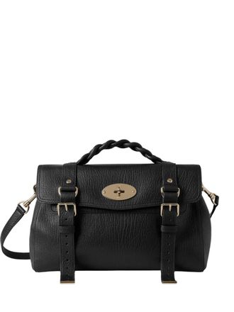 Mulberry Alexa braided-handle satchel - Black