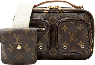 Louis Vuitton Brown Monogram Canvas Utility Crossbody (Authentic Pre-Loved)
