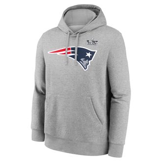 Nike Drake Maye New England Patriots Super Bowl LX Nike Mens NFL Pullover Hoodie in Grey | NKDK06GF8K-89W