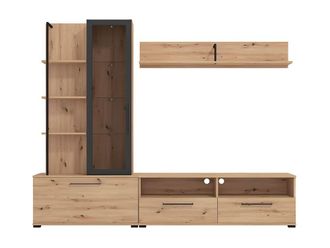 VENTE-UNIQUE.COM Mueble de tv de pared madera color natural claro
