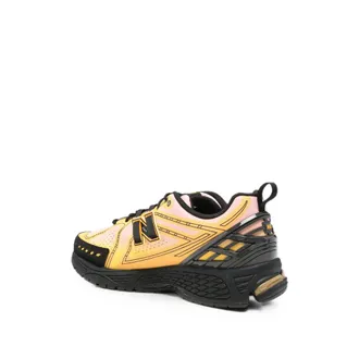 New Balance Bold Colorblock Low-Top Sneakers - Yellow