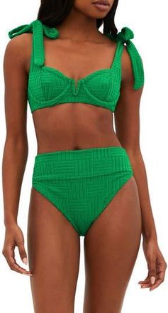 Beach Riot Blair Underwire Bikini Top in Jelly Bean Green at Nordstrom Rack, Size X-Large