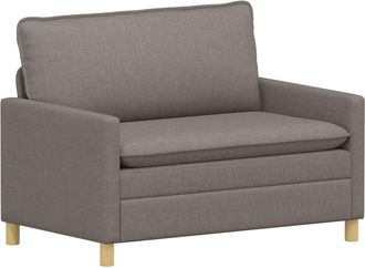 vidaXL Sof&aacute; 2 Plaza Gris Topo 126 X 81 X 87,5 Cm Tela Vidaxl