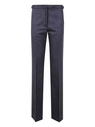 Darkpark button-fastening wool pants - women - Wool - 38 - Grey