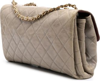 Chanel Hobo Bags - 2010-2011 Jumbo CC Quilted Calfskin Straight Flap - Gr. unisize - in Braun - für Damen