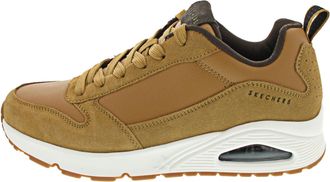 Skechers UNO - STACRE, Mens Sneaker, Whiskey Leather/Pu/Trim, 10.5 UK (45.5 EU)