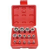 OEM Juego De 14 Casquillos Hexagonales Internos En Forma De Estrella Tipo E4-e24 (rojos) - Crezuo