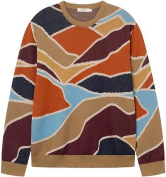 Dedicated Sweater Mora Patch Valley Pullover f&uuml;r Herren | bunt