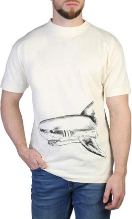 Palm Angels PMAA001S23JER001 T-Shirt, White, L