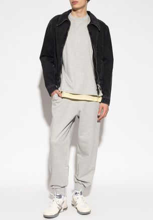 Ami Long-sleeve T-shirt, Mens, Grey