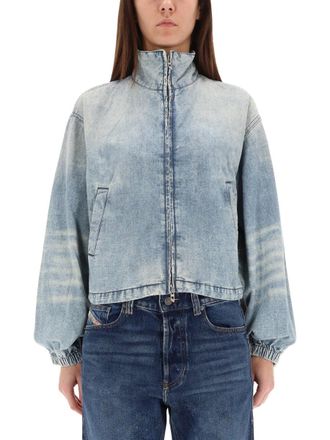 Diesel De-Flowye-S Cropped Denim Jacket