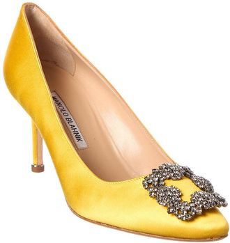 Manolo Blahnik Hangisi 90 Satin Pump