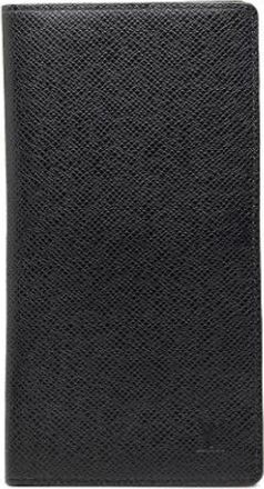 Louis Vuitton Pre-owned Wallets, female, Black, Size: ONE SIZE Pre-owned Brazza Wallet