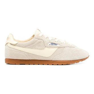 Autry Sneakers, female, Gray, Size: 13 US Suede Leather Sneakers for Women