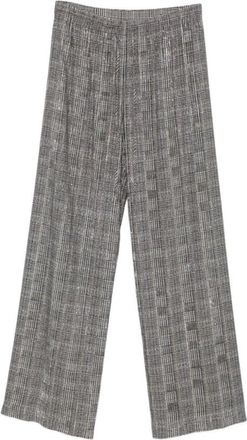 Ermanno Scervino Rechte broek - Dames - Straight fit broeken - Grijs - S - Broeken