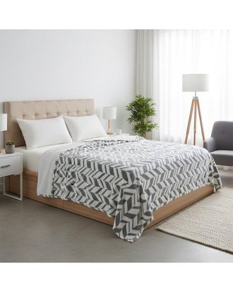 Luxury Home King Microplush All-Season Throw