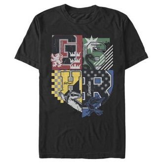 Harry Potter Mens Harry Potter House Crests Shield Graphic T-Shirt in Black at Nordstrom, Size Xxx-Large