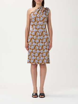 Versace Bloemenprint Eendragsjurk