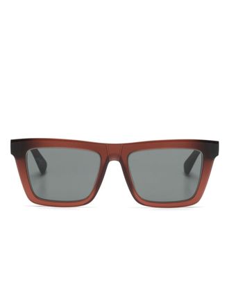 Mykita Occhiali da sole Lome squadrati - Rosso