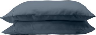 Ettitude Clean Lyocell & Hemp Pillowcase Set in Ink at Nordstrom, Size Standard