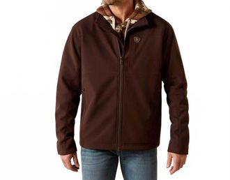 Ariat Mens Vernon Soft Shell Jacket In Coffee