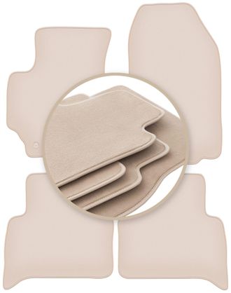 OEM Alfombrillas Beige Premium Para: Fiat Croma Ii Familiar 2005-2011