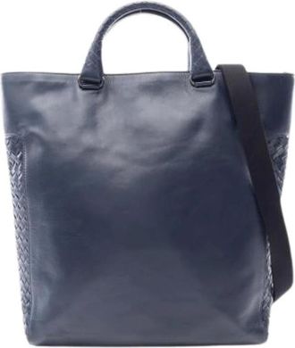 Bottega Veneta Borsa Tote Pre-owned - - Pre-owned - Uomo - Blu - ONE SIZE