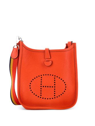 Hermès Borsa a tracolla Evelyne Bag Gen III Clemence TPM - Arancione
