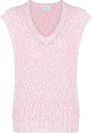 Ferragamo Without Sleeves V-Neck