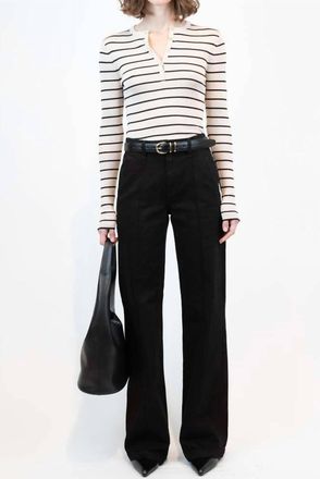 SIMKHAI Ansel Denim Trouser In Black