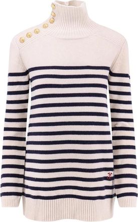 Seafarer Swm 0261 Cuello Alto - Knitwear - Mujer - Beige - S