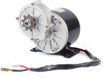 Elle Motor El&eacute;ctrico Reductor De Velocidad De 12 V Y 250 W, Con Pi&ntilde;&oacute;n De 9 Dientes, Motor Cc Con Escobillas Para Bicicletas Y Patinetes El&eacute;ctricos