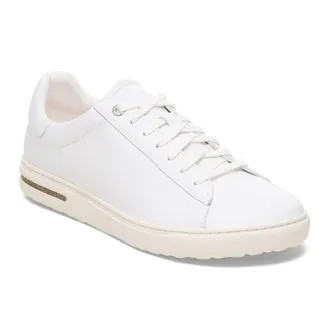 Birkenstock Womens Bend Low Natural Leather Shoe - Regular In White
