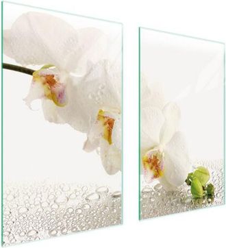 OEM Placa Protectora De Vidrio Para Estufa 75x52 Orqu&iacute;dea