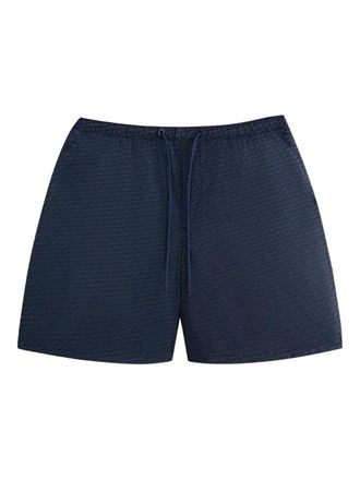 Kith Collins monogram swim shorts - men - Fabric - S - Blue