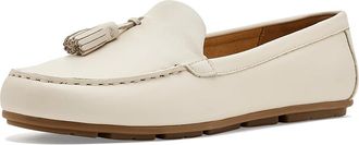 Easy Spirit Joandra Womens Flat Shoes Cream Leather : 7.5 M (B)