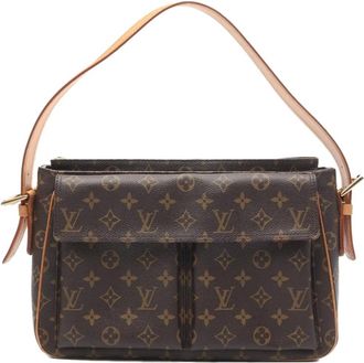 Louis Vuitton Borsa a spalla Monogram Flap 2004 - Marrone