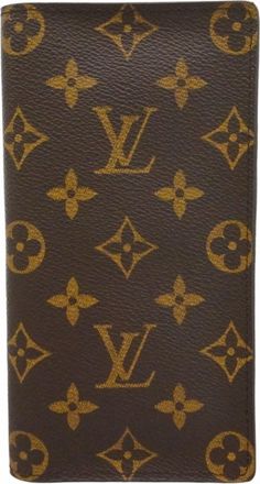 Louis Vuitton Brown Long Bill Wallet (Bi-Fold) (Pre-Owned)