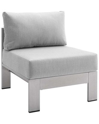 ModWay Shore Sunbrella Fabric Aluminum Outdoor Patio Armless Chair