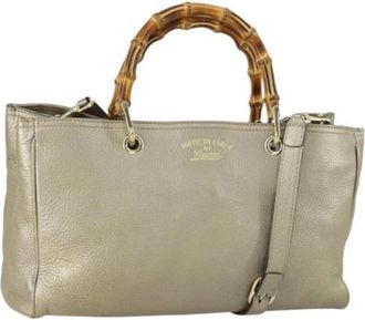 Gucci Pre-owned Handbags, female, Beige, Size: ONE SIZE Pre-owned Vintage Handbag