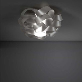 Linea Zero One Light Cloud Plaf&oacute;n Plata Di&aacute;metro 60x H28 Cm
