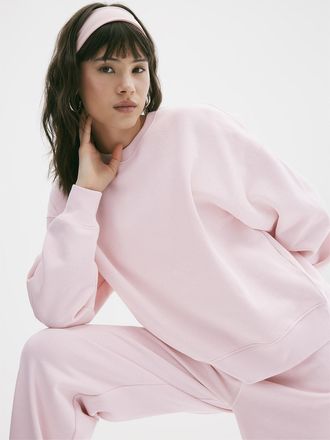 Twik Womens Oversized thin fleece sweatshirt