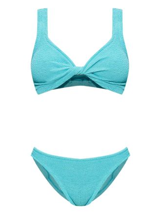 Hunza G Juno crinkle bikini - Blue