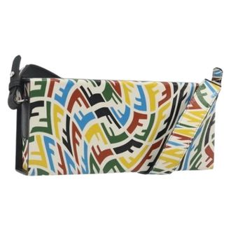 Fendi Pre-owned Vintage Shoulder Bag - Dames - Pre-owned - Veelkleurig - Maat: ONE Size Leer