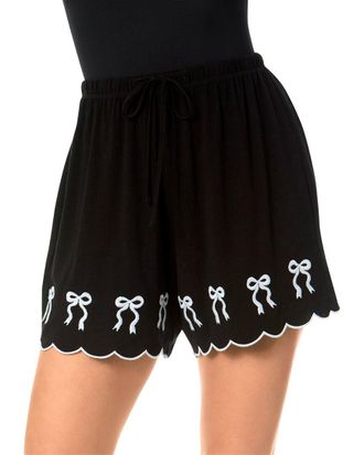 CeCe by Cynthia Steffe Cece Scalloped Embroidery Short